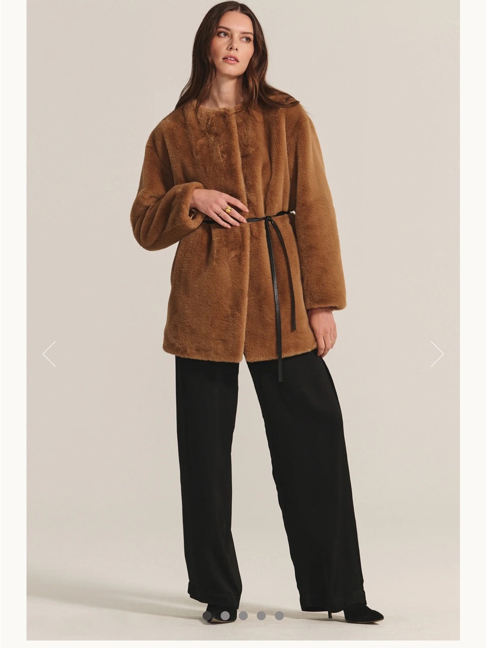 Velvet by Spencer & Graham - Marmont Luxe Faux Fur Jacket Size Small NWT